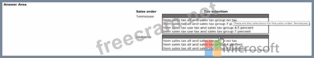 MB-310 Exam Dumps | You need to validate the sales tax postings for ...